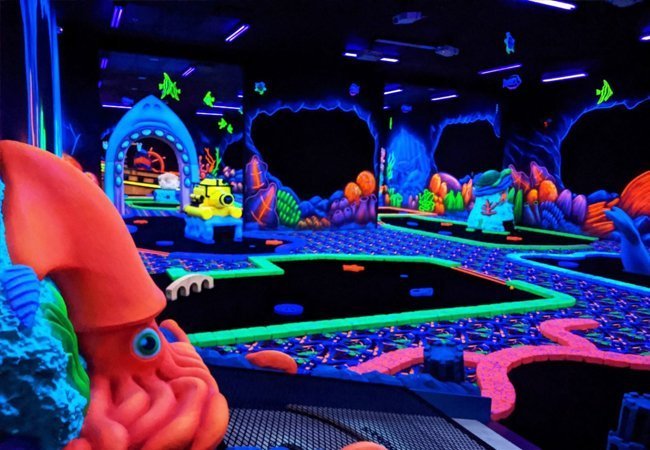3D Blacklight Minigolf Dubai